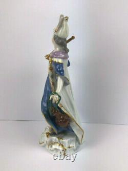 Antique Meissen Asia F. Meyer 1720 Hand Painted Royal Porcelain Figurine 19'c