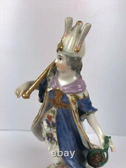 Antique Meissen Asia F. Meyer 1720 Hand Painted Royal Porcelain Figurine 19'c