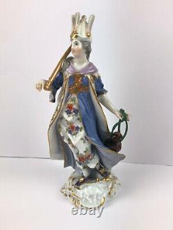 Antique Meissen Asia F. Meyer 1720 Hand Painted Royal Porcelain Figurine 19'c