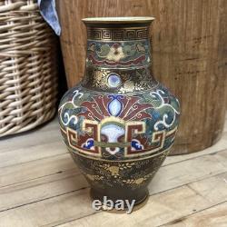 Antique Nippon Porcelain Vase Hand Painted Art Deco Morimura Bros