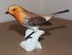 Antique Nymphenburg Porcelain Figurine Bird Warbler T Karner Germany 5 Long