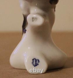 Antique Nymphenburg Porcelain Figurine Bird Warbler T Karner Germany 5 long