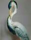 Antique Original Karl Ens Porcelain Heron Figurine Germany Marked 24cm