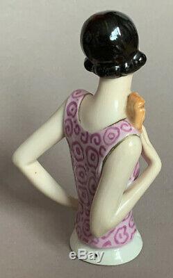 Antique Porcelain Half Doll Flapper Fasold & Stauch Germany 1920/30's Art Deco