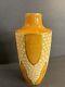 Antique Porcelain Vase Signed/limoges/art Deco/yellow Color/france C. 1930/rare