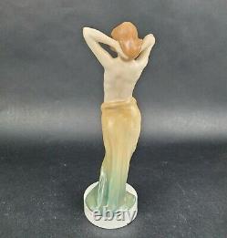 Antique ROSENTHAL Art Deco Nude Lady After Bath Porcelain German Berthold Boehs