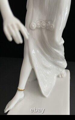 Antique ROSENTHAL Art Deco Porcelain SNAKE CHARMER Nude Figurine B. BOESS