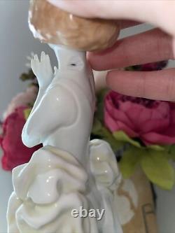 Antique Rosenthal Art Deco German Porcelain Lady Dancer Figurine Charol As Is