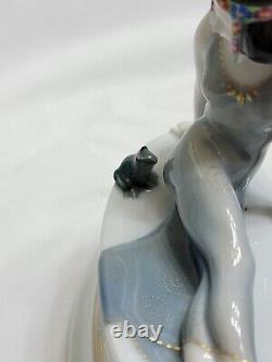 Antique Rosenthal Princess & The Frog by Leo Rauth Art Deco Lady Ceramic Figure