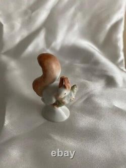 Antique Rosenthal Selb Bavaria Fine Porcelain Squirrel #530 Figurine Statue Rare