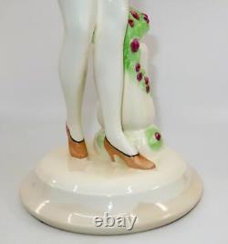 Antique Royal Dux, 1918-1938, Czechoslovakia, THE DANCER Art Deco Figurine, 17