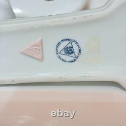 Antique Royal Dux Bohemia Siamese Cat Pair Art Deco Porcelain c. 1920s