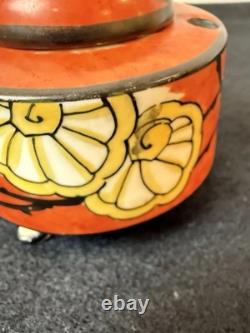 Antique Sevres French Art Deco Inkwell, Porcelain