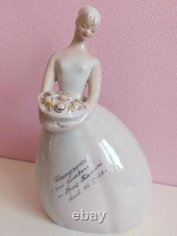 Antique USSR porcelain figurine BRIDE, DEBUT. 1960 Kiev