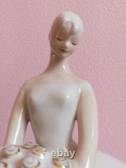 Antique USSR porcelain figurine BRIDE, DEBUT. 1960 Kiev