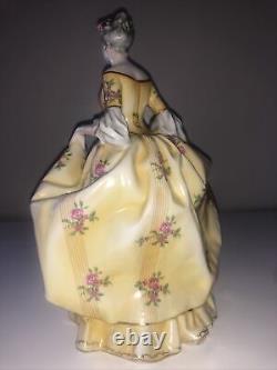 Antique Vintage Deco Ginori Italian Porcelain Lady Woman Maiden Figurine Figure