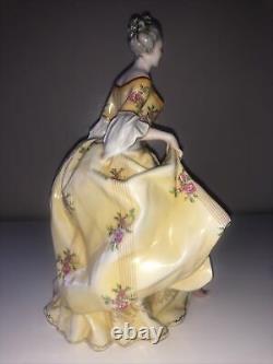 Antique Vintage Deco Ginori Italian Porcelain Lady Woman Maiden Figurine Figure