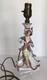 Antique C1920s Pre Wwii German Porcelain Lamp Art Deco Style Ceramic Bell Shade