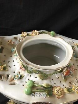 Antique porcelain large centrepiece. Marked Bottom. Meissen style