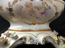 Antique porcelain large centrepiece. Marked Bottom. Meissen style