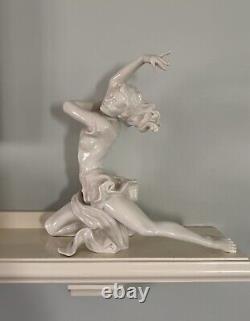 Art Deco 12 Hutschenreuther Karl Tutter Porcelain THE FINALE Dancer Figure Mint