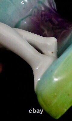Art Deco 1920's nude ladies at fountain porcelain figures made in Germany