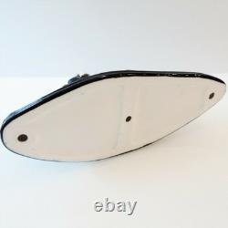 Art Deco Ballerina Figurine 9 Lady Dancer Black Porcelain 24K Gold Ballet Pose