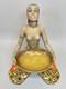 Art Deco C. I. A. Manna Torino Porcelain Figurines Exotic African Smiley Girl Tray