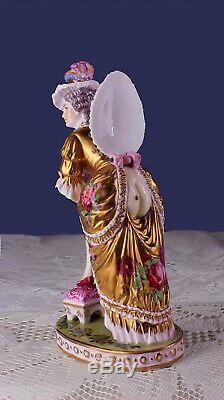 Art Deco Carl Thieme Nude Secret under Bustle German Bathing Beauty Half Doll