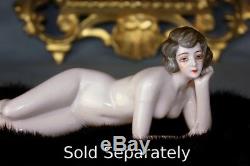 Art Deco Carl Thieme Nude Secret under Bustle German Bathing Beauty Half Doll