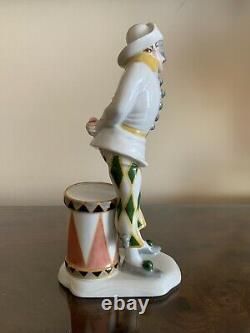 Art Deco Clown Harlequin Rosenthal Porcelain Figurine Holzer-Defanti