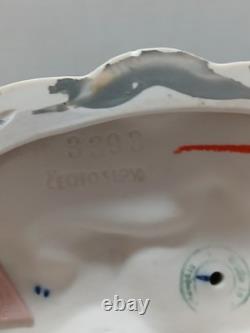 Art Deco Cobalt Porcelain Sister's Dancing Figurine. Royal Dux