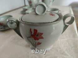 Art Deco Coffee Service Pirkenhammer Porcelain Czechoslovakia Dated 1937