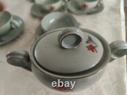 Art Deco Coffee Service Pirkenhammer Porcelain Czechoslovakia Dated 1937