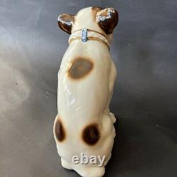 Art Deco Czechoslovakian Porcelain Bulldog c. 1920's 1930's