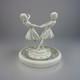 Art Deco Dancing Girls Flower Frog Vase Hutschenreuther