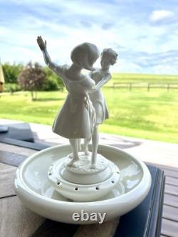 Art Deco Dancing Girls Flower Frog Vase Hutschenreuther