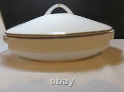 Art Deco Durer white porcelain with gold trim soup tureen