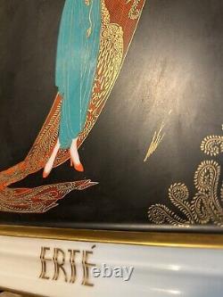 Art Deco Erté Collection Wall Plaque, manuf. In Japan for Marui