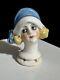 Art Deco Fasold & Stauch Flapper Pin Cushion Porcelain Half Doll Head, 1930