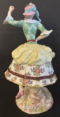 Art Deco French Porcelain Dancer Figurine