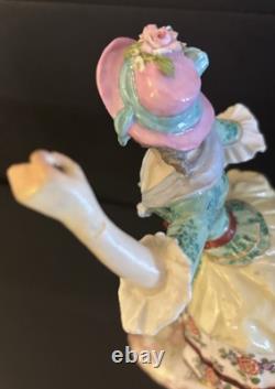 Art Deco French Porcelain Dancer Figurine