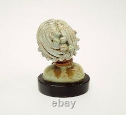 Art Deco GOLDSCHEIDER Wien Austria Majolica Terracotta Yung Girl Bust AUTHENTIC