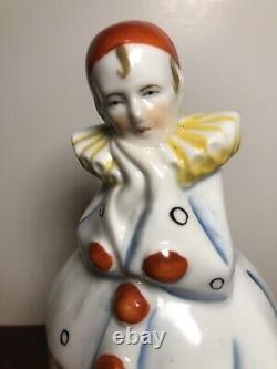 Art Deco German Porcelain Lady Box Figurine The Iconic Expression