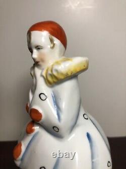 Art Deco German Porcelain Lady Box Figurine The Iconic Expression