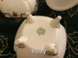 Art Deco Hand Painted Porcelain Opponent Era 1891-1921 6 Pieces