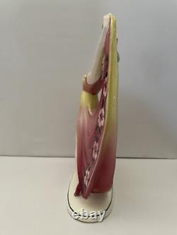 Art Deco Hertwig & Company Katzhutte Porcelain Figurine Dancing Lady Germany