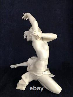 Art Deco Hutschenreuther Karl Tutter Porcelain THE FINALE Dancer Figure