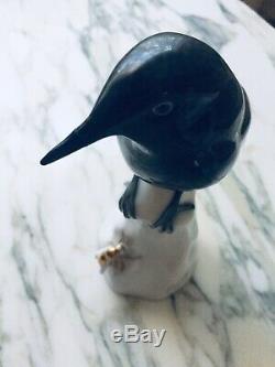 Art Deco Hutschenreuther Porcelain Starling Bird Bee Professor Fritz Klee 1920s