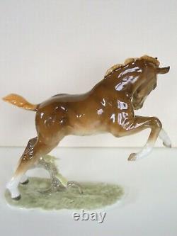 Art Deco Hutschenreuther-rosenthal Larking Horse Foal Porcelain Figurine